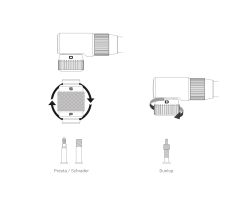 Birzman ''The Pump'' Pompe à Pied Helix Argent -Boutique De Voitures 220413701551