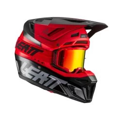 LEATT Casque Y Compris Lunettes 8.5 V22 Uni Rouge