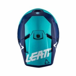 LEATT Casque De Motocross GPX 3.5 - Vert Bleu -Boutique De Voitures LEATTMotocrosshelmGPX3 5 gr n blau 3