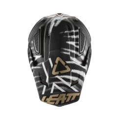 LEATT Casque De Motocross GPX 5.5 Composite - Noir-blanc-or -Boutique De Voitures LEATTMotocrosshelmGPX5 5Composite schwarz weiss gold 3