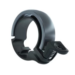 KNOG Cloche à Vélo Oi Classic - Noir/Gris - Large, 23.8 - 31.8mm
