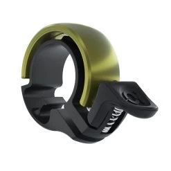 KNOG Cloche à Vélo Oi Classic - Noir/Olive - Petite, 22.2mm