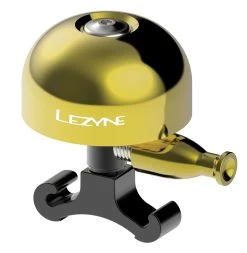 Lezyne Cloche Classique En Laiton - Or