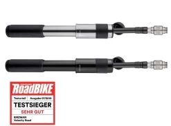 Birzman Mini Pompe Velocity Road, 160PSI, Tête De Valve Filetée, Noire -Boutique De Voitures VelocityRoadhandpump 160PSI threadedvalvehead black 2