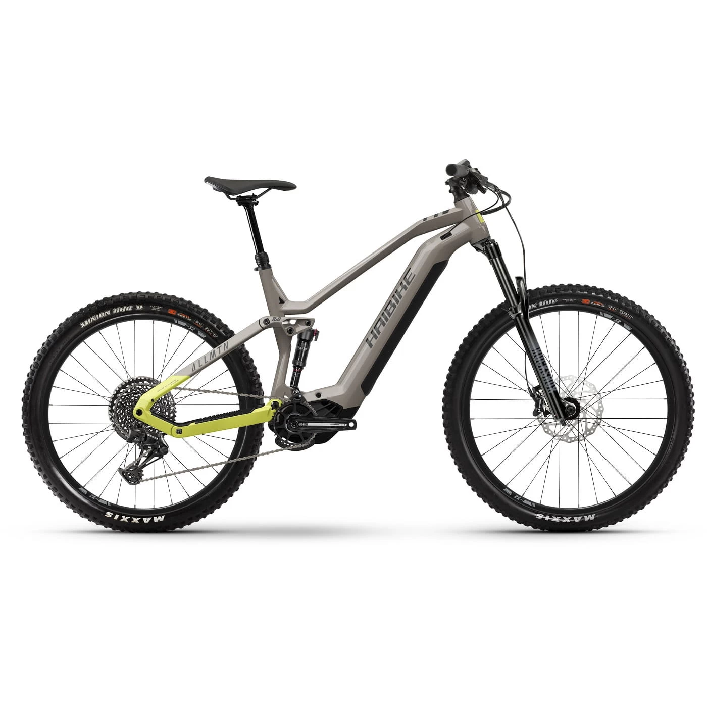 Haibike AllMtn 2 MTB Fully - Gris Brillant Lemon Black 3 Haibike AllMtn 2 MTB Fully - Gris Brillant Lemon Black