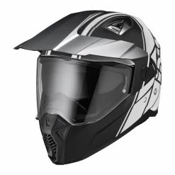IXS 208 2.0 Casque Moto - Noir Et Blanc Mat