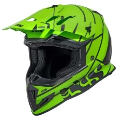 IXS 361 2.2 Casque De Moto - Vert Noir Mat