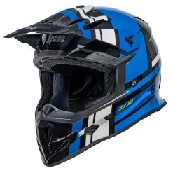 Casque De Motocross IXS361 2.3 Noir-bleu-gris