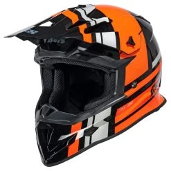 Casque De Motocross IXS361 2.3 Noir-orange-gris
